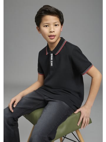 Poloshirt in schwarz
