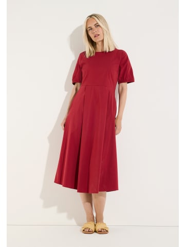 feminines Maxi-Halbarmkleid in red
