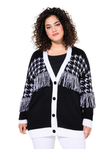 Strickjacke in schwarz