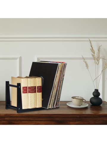 Schallplatten Ständer in Schwarz - (B)35 x (H)19,5 x (T)17 cm