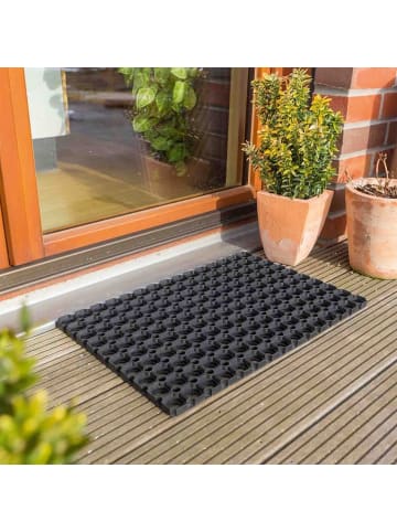 Fußmatte Außen QUADRO 1 in Schwarz