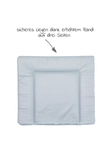 Wickelauflage Softy 75 x 85 cm - kleine in grau,motiv
