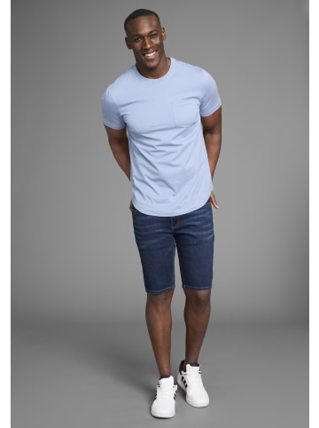 Jeansshorts in dunkel blau