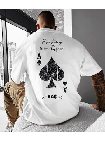 T-Shirt PIK ASS WEISS-Schwarz