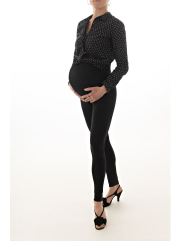 Julia Umstandsleggings Doppelpack in Schwarz