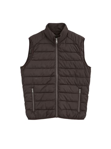 Westen MAN BRUNEI VEST SLEEVELESS REGULAR FIT in Dunkle Schokolade