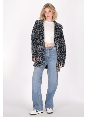Damen Coat in Blau Mehrfarbig