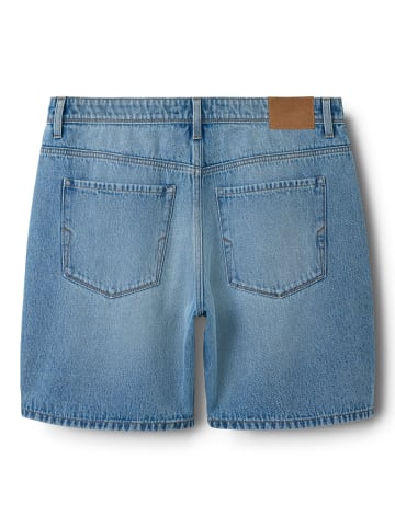 Jeansshorts in Light Blue Denim