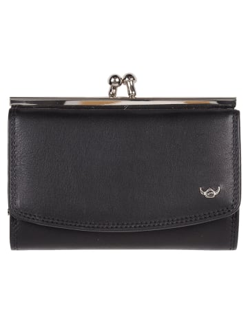 Polo Geldbörse RFID Leder 12 cm schwarz