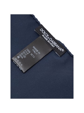Blau Seide Tasche eckig