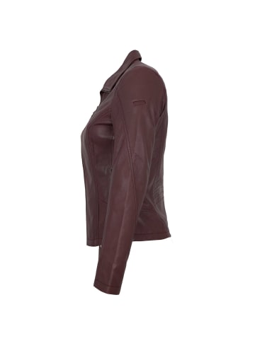 Lederjacke Lammnappa in Bordeaux