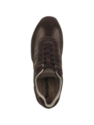 Sneaker low 54HT001 in dunkelbraun
