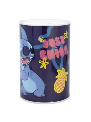 Disney Stitch Spardose bedruckt aus Metall 15 × 10 × 10 cm in Mehrfarbig