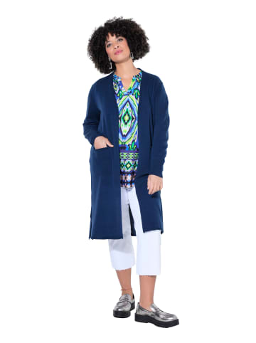 Strickjacke in dunkelblau