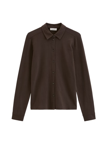 Jersey-Poloshirt regular in Burnt Coffee
