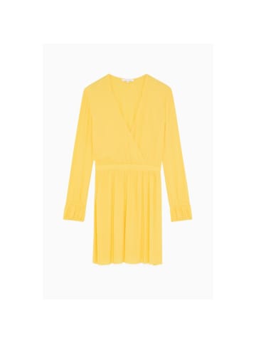 Gelb Viskose Casual Kleid