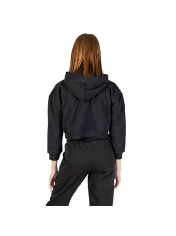 Schwarz Baumwolle Hoodie