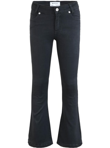 Flared Jeans high waist slim fit in black