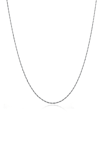 Halskette 925 Sterling Silber in Schwarz