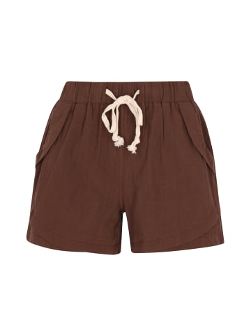 Women Shorts in brown