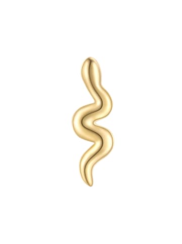 Piercing Schlange aus Sterling Silber in gelbgold
