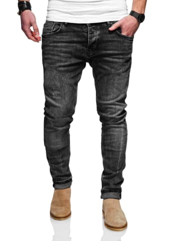 Jeans Basic in schwarz