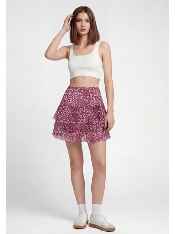 Women Skirt in pink black