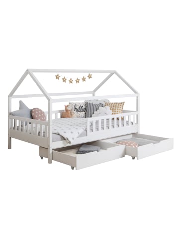 Hausbett Kay in Weiß