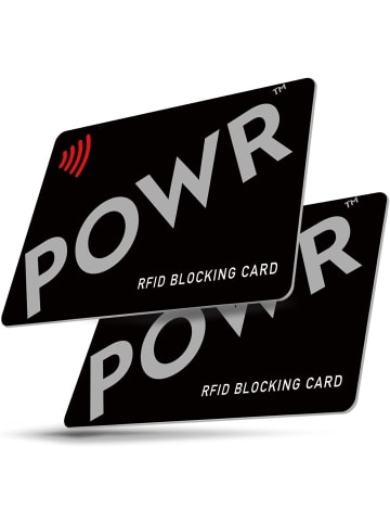 RFID-Kartenschutz, Signalblockierungskarten in Schwarz