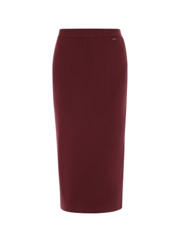 Women Skirt in wine red