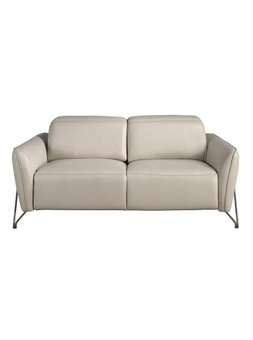 Relax-Sofa 6276 in Sandfarbe / Geschwärzter Stahl – (B)164 x (H)111 x (T)104 cm