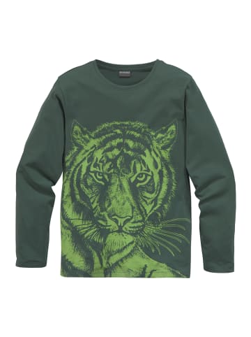 Langarmshirt in grün