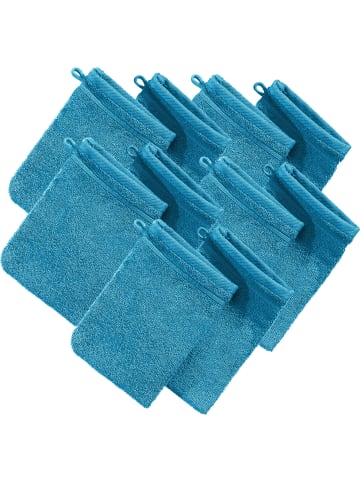 Frottier Waschhandschuh 10er-Pack Heidelberg in türkis