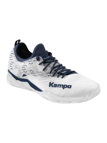 Hallen-Sport-Schuhe Wing Lite 2.0 Kids in weiß/deep blau