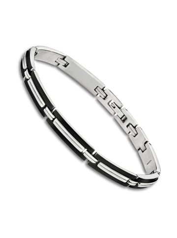 Herren Armband Edelstahl ca. 22cm Lotus Style Men in Black