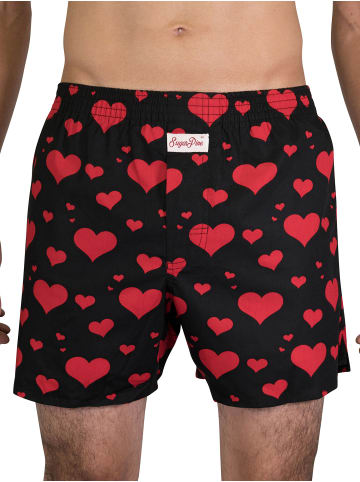 Boxershorts Herzen in Herzen (schwarz)