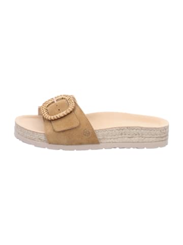 Espadrilles Pantoletten in Beige