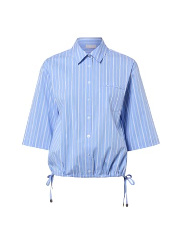 Bluse in blau weiß