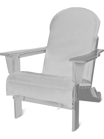Gartenstuhl Adirondack mit Auflage in Weiß