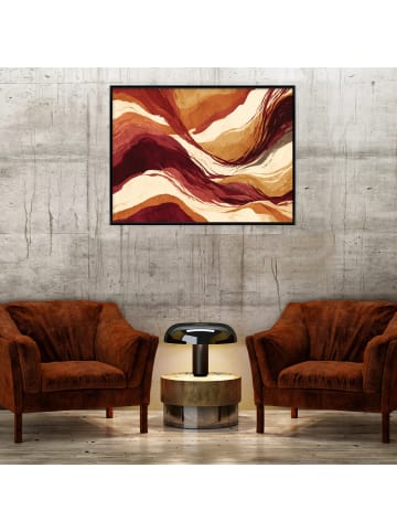 Bilder mit Rahmen Abstrakt in Orange