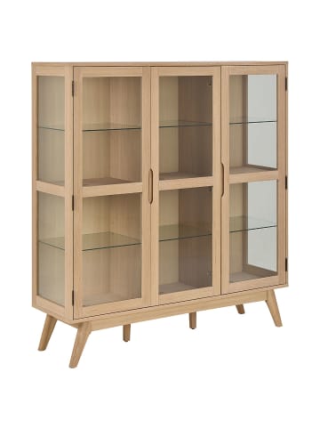 Vitrinenschrank Marte Weiß 140 x 40 cm