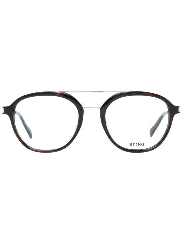 Unisex Optische Fassungen Trapezförmig Braun