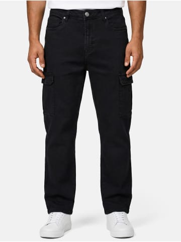 Cargo Jeans "A112" - Regular Fit - in Schwarz