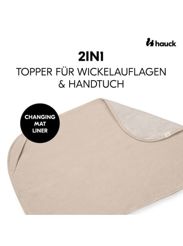 Auflage / Topper für Wickelauflagen wie in beige