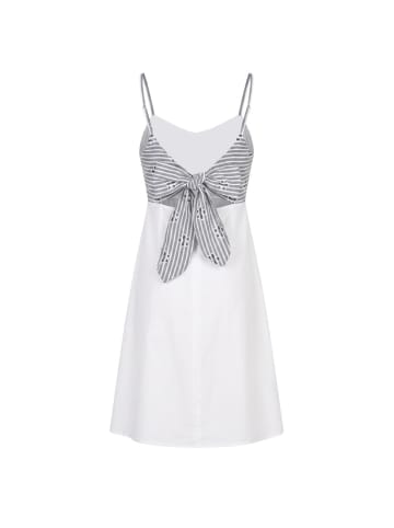 Weiß Baumwolle Damen Kleid