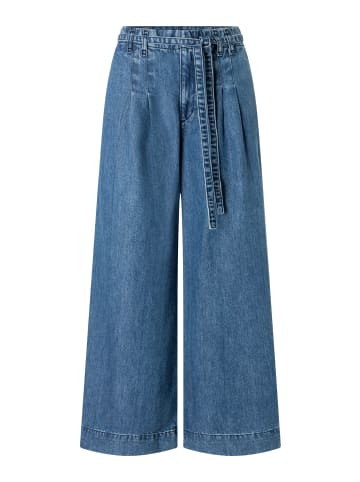 weite, leichte Jeans in blue denim