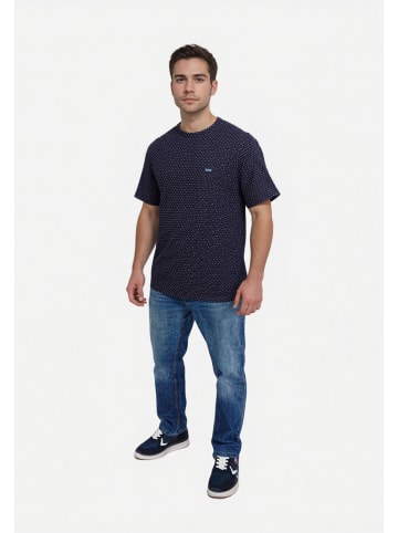 T-Shirt in dunkelblau