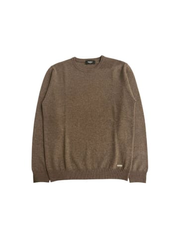 Braun Kaschmir Herren Pullover