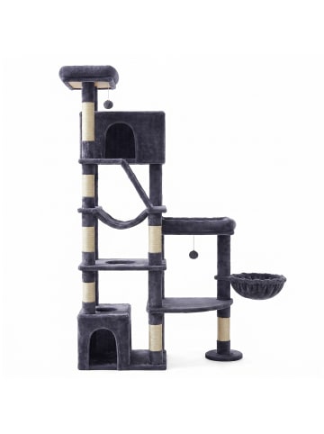 Katzenbaum Clawfy in Dunkelgrau - (B)45 x (H)188.2 x (T)105 cm