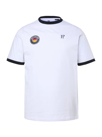 Kurzarm T-Shirt in schneeweiß